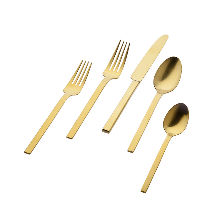 Atlas Mirror 20 Piece 18/0 Stainless Steel Flatware Set, Service for 4
